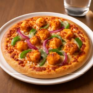 Spicy Paneer Tikka Pizza