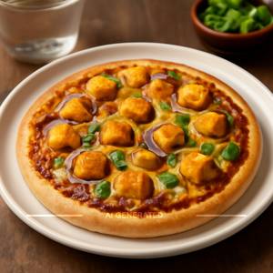 Barbeque Paneer Pizza [7 Inches]