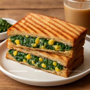 Spinach & Corn Sandwich