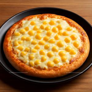 Cheese corn pizza