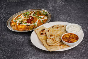2 Butter Nan+paneer Butter Masala(single Portion)