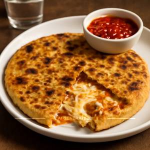 Cheese Schezwan Paratha