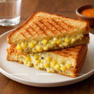 Cheesy Corn Sandwich