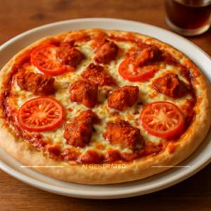 Tandoori chicken pizza