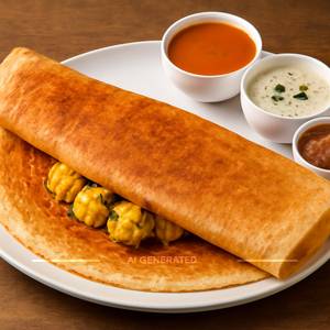 Karampodi Masala Dosa