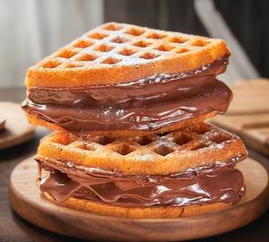 Nutella bomb waffle