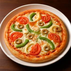Veg cheese pizza [8 inches]