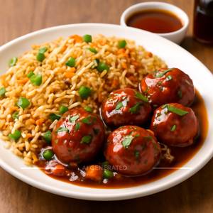 Manchurian Fried Rice Bowl