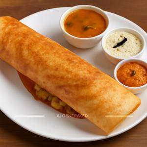 Ghee Roast Masala Dosa