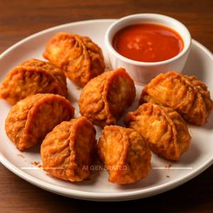 Veg Kurkure Momos
