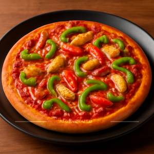 Spicy Schezwan Pizza