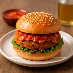 Schezwan Burger