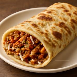 Chicken Shawarma In Paratha