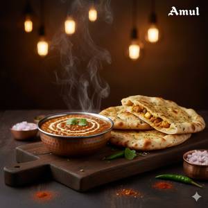 Dal Makhani & Stuff Naan combo                