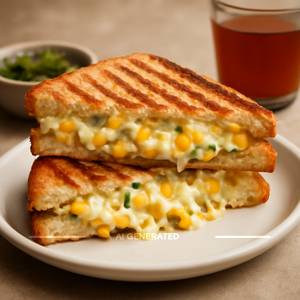 Cheese Corn Grilled Sandwich