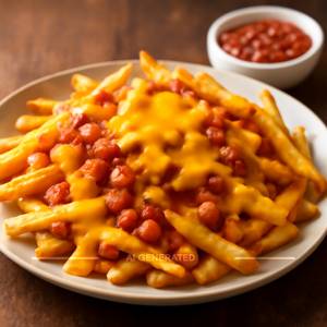 American cheesy fries