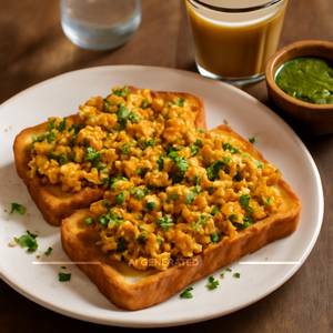 Paneer Bhurji Toast