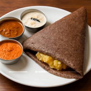 Ragi Masala Dosa