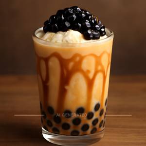 Caramel bubble tea
