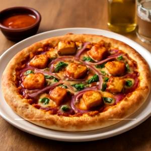 Barbeque Paneer Pizza