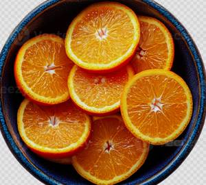 Orange fruit bowl