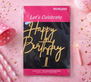 Happy Birthday Cake Topper - Tmd 003