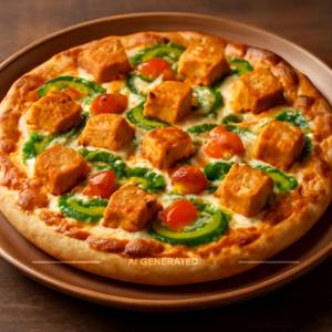 Crispy Paneer Pizza