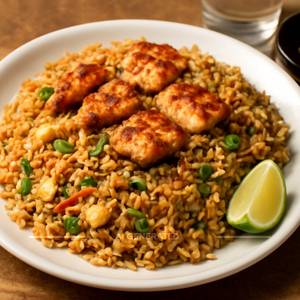 Chicken Malaysian Fried Rice