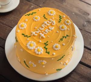 Special Mango Flower Cake