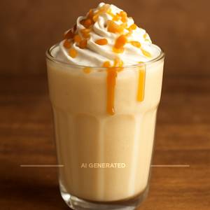 Butterscotch ice cream shakes