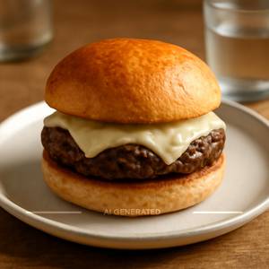 Mushroom Cheese Burger