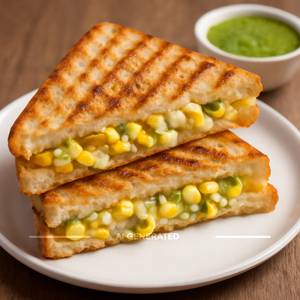 Sweetcorn sandwich