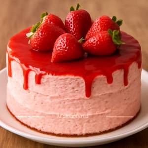 Strawberry  cake 500 grams   