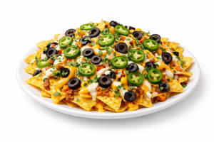 Jalapeno And Olive Nachos