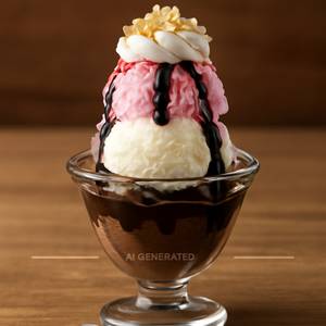 triple sundae ice cream