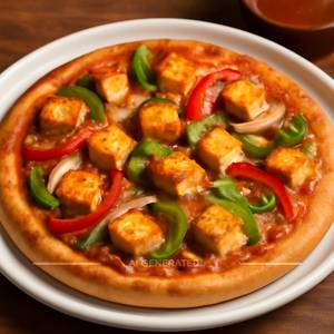 Paneer makhani pizza
