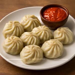Veg steamed momos