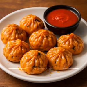 Paneer Peri Peri Momos