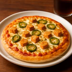 Paneer Without Cheese Pizza (7inches)]