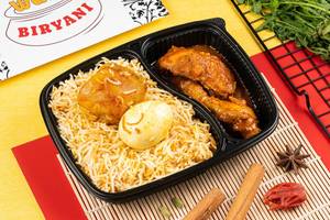 Egg Biryani With Chicken Kasha
