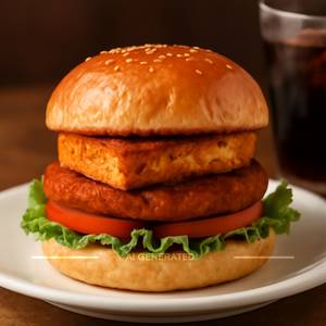 Veg paneer burger