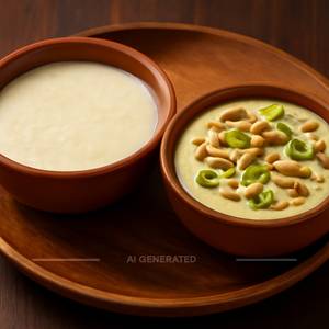 Plain Rabdi + Kaju Badam Pista Rabdi