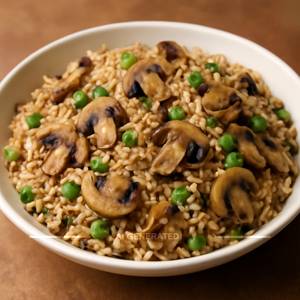 Mushroom Fried Rice  