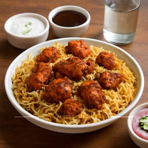 Chicken Tikka Biryani (Pack Of 4) Half