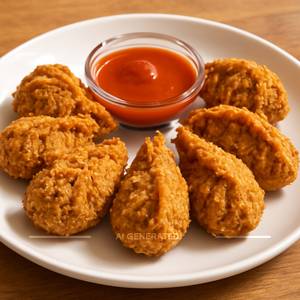 Veg Kurkure Momos[8 Pieces]