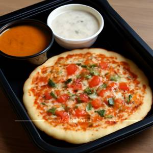 Onion and Tomato Uttapam
