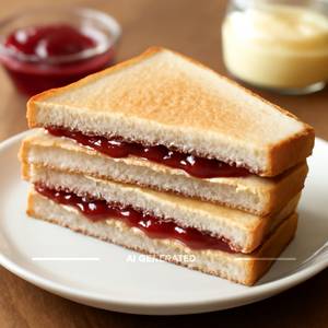 Bread Butter Jam Sandwich