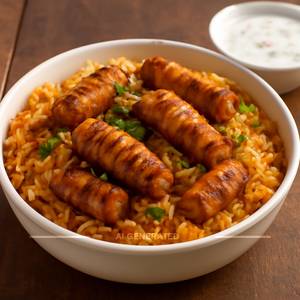 Soya Chaap Biryani