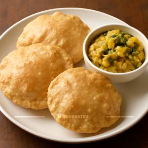 Puri And Aloo Bhaji
