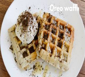 Oreo obsession waffle